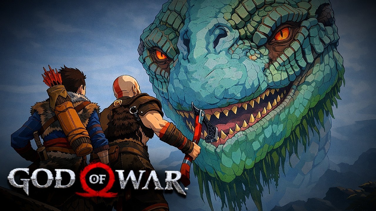 Jörmungandr is HUGE (God Of War) Episode 2