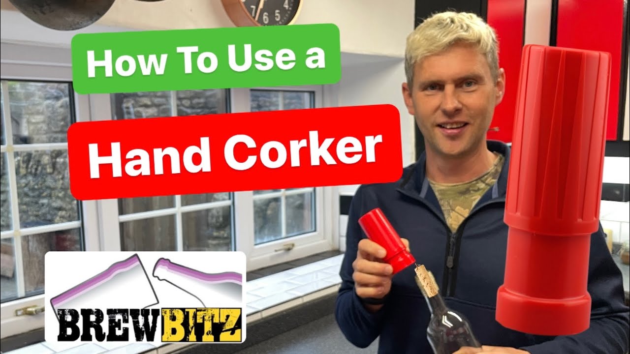 How To Put a Cork Into a Wine Bottle with a Hand Corker
