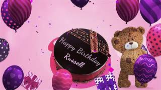 🎉 Happy Birthday Russell 🎂 | Special Birthday Song & Wishes for Russell 🎶