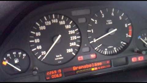 BMW e34 535i First start after  general repair