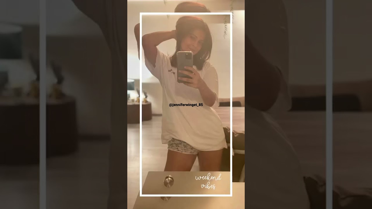 Jennifer Winget Instagram story Weekend vibes ❤️😍