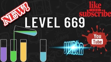 WATER Sort Puzzle Level 669