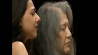 Khatia Buniatishvili & Martha Argerich Rachmaninoff Waltz for 4 Hands