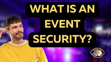 What is an event security