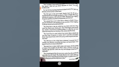 Class VIII-Moral Science-Fourteen Gurus