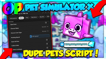 [NEW] Pet Simulator X Script / Hack GUI | Dupe Pets Farm | Infinite Gems | *PASTEBIN 2023*