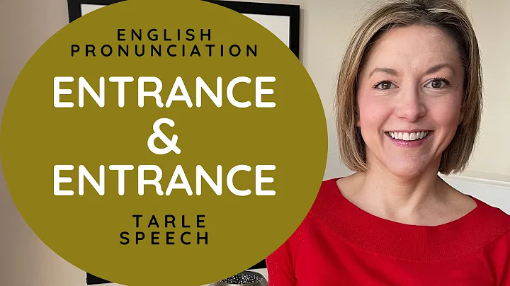Learn to Pronounce ENTRANCE & ENTRANCE - American English Heteronym Pronunciation #learnenglish
