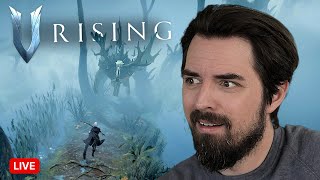 Playing V Rising 1.0 (Open World Survival Vampire Hunting)