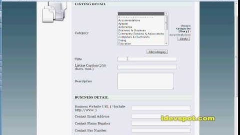 Business Directory Software Tutorial 2