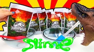 DO NOT CHOOSE THE JURASSIC WORLD SLIME CHALLENGE SURPRISE BAG