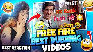 React On Best Funny Dubbing Video Of Free Fire || Garena Free Fire || Bindass Laila || @sandygamer25