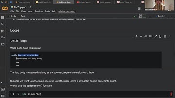 Booleans, Branching, and Looping Part 2