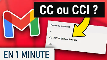 Quelle est la différence entre Cc et Cci dans un mail ?