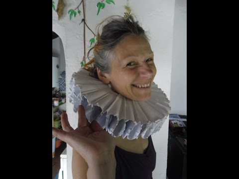 Wie ein Pappmaché elisabethanischen ruff machen