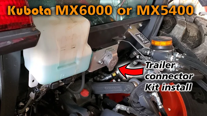 Trailer connector kit install for the MX6000 or MX...