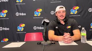 Boden Groen reacts to KU’s loss to Texas Tech