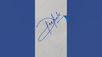 Deepak #style #name #trending #video #viralvideo #shorts #youtubeshorts #signature #calligraphy #yt