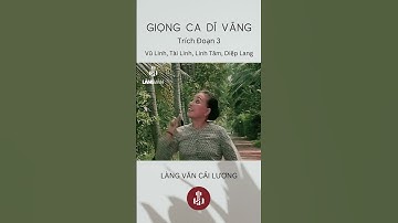 Cải Lương Vũ Linh | Giọng Ca Dĩ Vãng (Trích Đoạn 3) #shorts