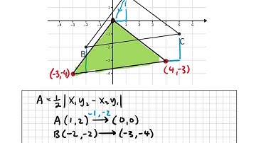 Area of a triangle - coordinate geometry
