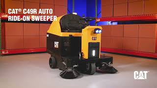 Cat® C49R Auto Ride-On Sweeper