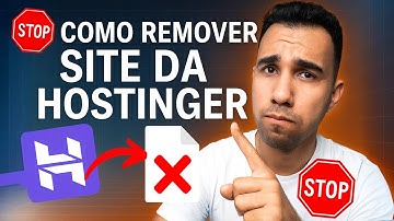 🛑 Como Remover o Site da Hostinger [Deletar o Domínio e Site] 🛑