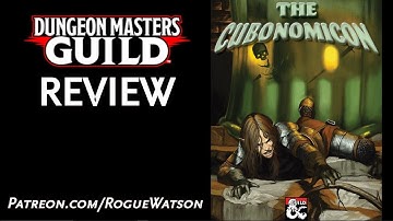 DMs Guild Review - The Cubonomicon