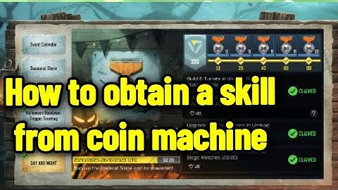 How to obtain a skill from coin machine call of duty mobile|Mr.RDR Gaming|codm