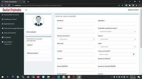 SISTEMA DE NÓMINA Y GESTIÓN DE CERTIFICADOS PARA EMPLEADOS