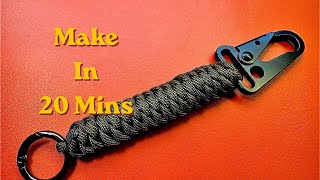 Make This Paracord Keeychain In 20 Minutes Or Less