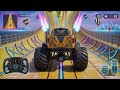 Impossible Mega Ramp Monster Truck Stunts 😱 | Extreme 3D Monster Truck Extreme stunt Gameplay 🚛🔥