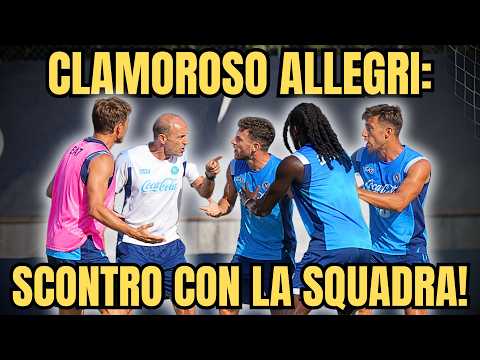 Video ALLEGRI SHOCK: RISSA IN SPOGLIATOIO! SQUADRA IN AMMUTINAMENTO PRIMA DELL'INTER!