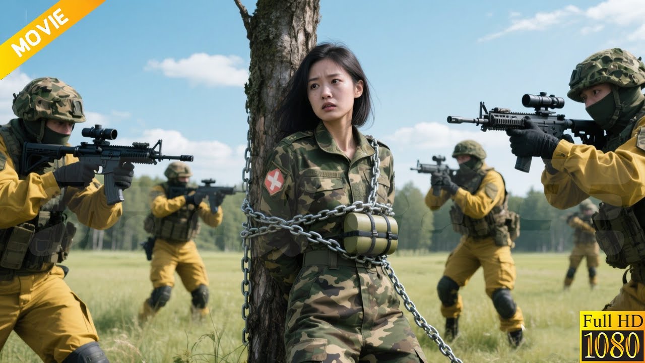 2025 Kung Fu Action Movie: A female medic is captured, special