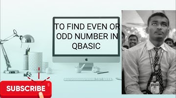 write a program to enter a number and check whether it is even or odd QBASIC program