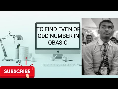 write a program to enter a number and check whether it is even or odd QBASIC program