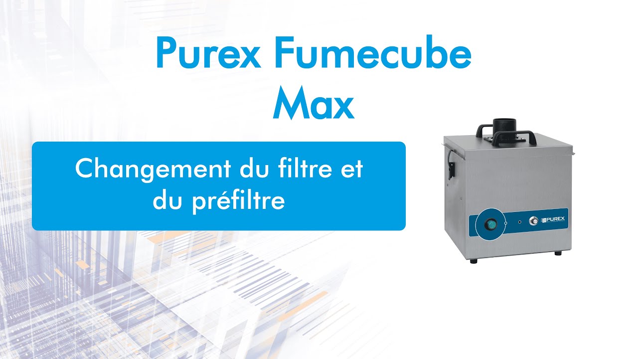 Changement du filtre et du préfiltre du FumeCube Max de Purex YouTube
