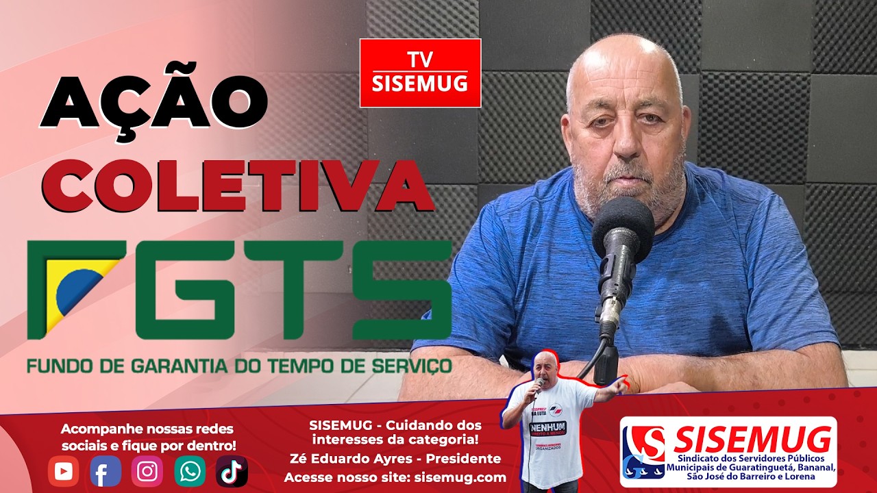 Ação coletiva do FGTS | TV SISEMUG