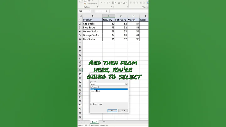 How to Copy a Sheet in Excel