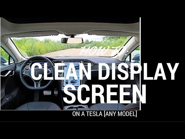 How to clean your Tesla screen or any infotainment screen. Gyeon Inter
