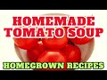 How to make homemade tomato soup