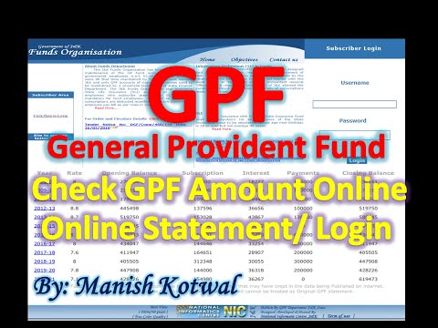 ONLINE GPF 