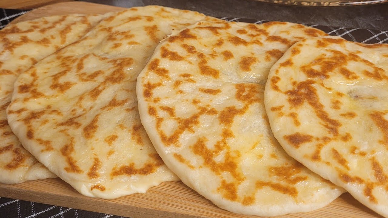 pain au fromage🧀les naans une tuerie ce pain😋#recettes  #delicious #ramadan #pain #recette_rapide