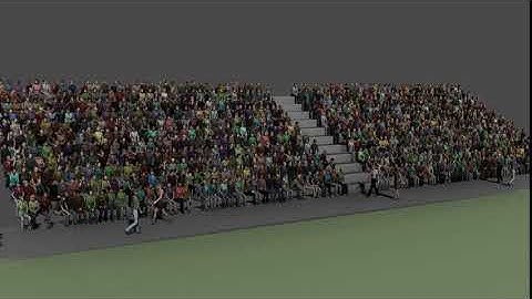 Crowd Simulation in 3DS Max Populate by Dipansu