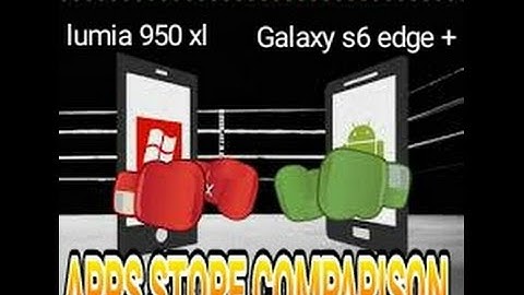 Microsoft Windows Phone Vs Android Review: THE APPS STORE 2016