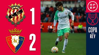  Gimnàstic de Tarragona 1-2 CA Osasuna false Dieciseisavos de final