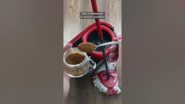 Add cinnamon to floor cleaning bucket