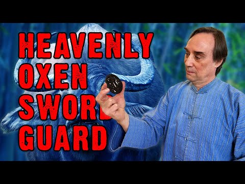 Heavenly Oxen Chinese Sword Guard