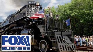 ‘BIG BOY’ rolls across America in HISTORIC coast to coast trip