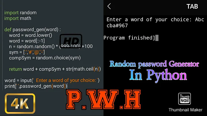 Generate Strong Random Passwords with Python