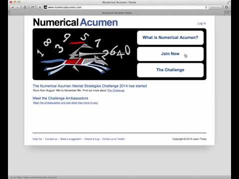 Numerical Acumen - Joining Students