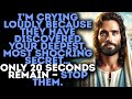 God Warns:"TOMORROW MORNING, YOU WILL RECEIVE A MESSAGE FROM ME"/God Message/God Message Today